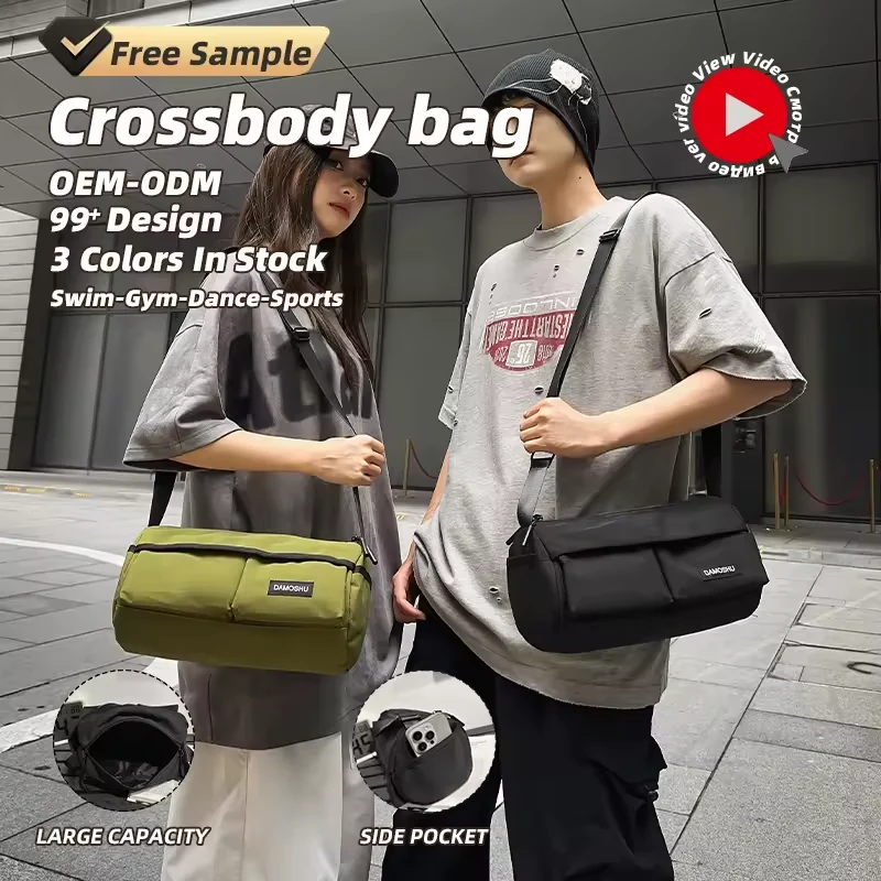 Oxford Mini Crossbody Bag with Security Pocket product reference image