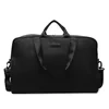 35 L Nylon Travel Tote with Adjustable Strap Black color SKU reference