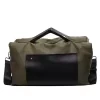 Oxford Crossbody Travel Bag with Adjustable Strap Olive Green color SKU reference