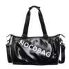 35 L PU Racket Tote with Adjustable Shoulder Strap Black color SKU reference