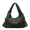 31L Nylon Crossbody & Shoulder Travel Bag Green color SKU reference
