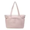 16L Nylon Tote with Anti-Theft and Side Pockets Pink color SKU reference