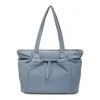 16L Nylon Tote with Anti-Theft and Side Pockets Blue color SKU reference