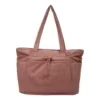 16L Nylon Tote with Anti-Theft and Side Pockets Bean paste color SKU reference