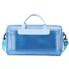 28L Transparent PVC Mesh Beach and Travel Bag Blue color SKU reference