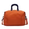 21L Expandable Crossbody Travel Duffel with Adjustable Strap Orange color SKU reference