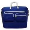 23L Expandable Travel Duffel with Two-Way Zipper Dark blue color SKU reference
