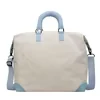 21L Crossbody Gym Travel Duffel with Anti-Theft Pocket White color SKU reference