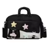 21L Star-Detail Duffel Bag with Shoe Storage Black color SKU reference