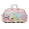 21L Star-Detail Duffel Bag with Shoe Storage Pink color SKU reference