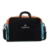 25L Expandable Weekender Bag with Two-Way Zipper Black color SKU reference