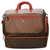 27L Expandable Shoulder Travel Bag with Shoe Storage Khaki color SKU reference