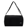 13L Polyester Crossbody Travel Bag with Exterior Pocket Black color SKU reference