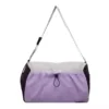 21 L Oxford Weekend Duffel with Side Zipper Pocket Purple color SKU reference
