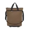 Two-Size Oxford Rolling Travel Bag Brown / size ref B SKU overview reference
