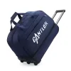 Two-Size Oxford Rolling Duffel with Telescopic Handle Brown / size reference A color SKU reference