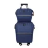 Oxford Rolling Travel Luggage with Telescopic Handle Dark blue color SKU reference