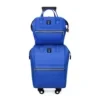 Oxford Rolling Travel Luggage with Telescopic Handle Blue color SKU reference