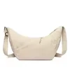 13 L Corduroy Crossbody Bag with Side Pocket White color SKU reference