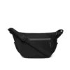 11 L Corduroy Crossbody Shoulder Bag Black color SKU reference