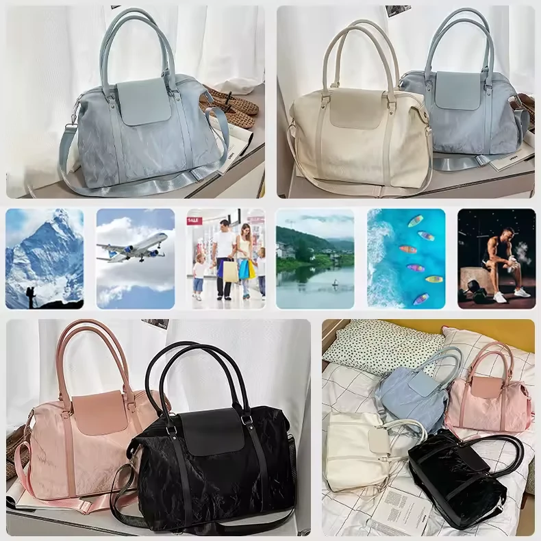 16 L PU Shoulder Tote with Zip-Top Closure product reference image