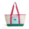 45 L Oxford Shoulder Tote with Anti-Theft Pocket White color SKU reference