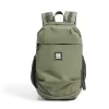 17 L Nylon Travel Backpack with Multiple Pockets Green color SKU reference