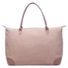 Large PU Sport Tote with Anti-Theft Pouch Pink color SKU reference