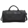 PU Gym Duffel with Shoe & Wet/Dry Pockets Black color SKU reference