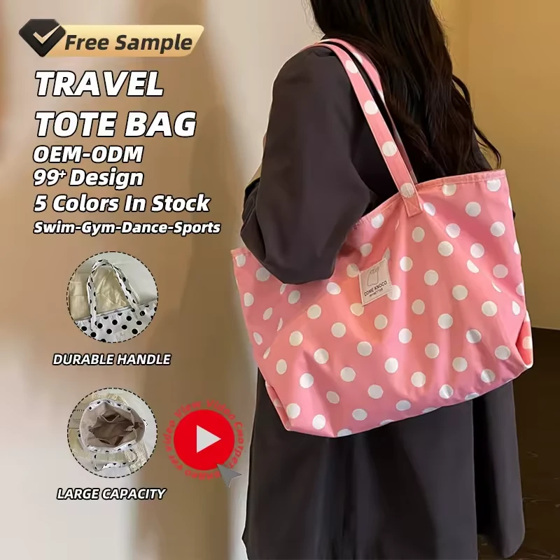 Polka-Dot Travel Tote for Sport & Everyday Carry product reference image