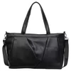 Travel Shoulder Duffel with Anti-Theft Pocket Black color SKU reference