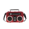 Retro Radio-Shaped PU Crossbody Bag with Sequin Detail Red color SKU reference