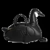 Swan-Shaped PU Crossbody Bag with Adjustable Strap White color SKU reference