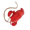 Lobster-Shaped PU Shoulder & Crossbody Bag Red color SKU reference