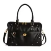 PU Shoulder & Crossbody Bag with Decorative Pendant Red color SKU reference