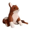 Fox-Character PU Crossbody Bag with Adjustable Strap Pink color SKU reference
