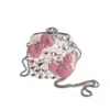 Novelty Beaded Acrylic Mini Evening Bag Novelty Shape · Silver SKU overview reference