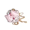 Novelty Beaded Acrylic Mini Evening Bag Bow · Gold SKU overview reference
