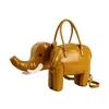 Elephant-Shaped PU Crossbody Bag Yellow color SKU reference