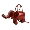 Elephant-Shaped PU Crossbody Bag Burgundy color SKU reference