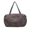 16 L Leopard-Print Canvas Weekender Duffel Gray color SKU reference