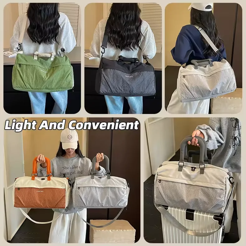 20 L Lightweight Travel Duffel with Side Zip & Wet/Dry Pocket product reference image