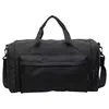 20 L Lightweight Travel Duffel with Side Zip & Wet/Dry Pocket Black color SKU reference