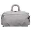 Embroidered 21 L Weekender Duffel with Shoe Compartment Gray color SKU reference