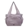 Oxford Everyday & Travel Tote with Side Pocket Purple color SKU reference