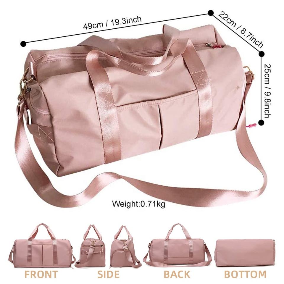 13-Color Gym & Travel Duffel with Shoe Compartment product reference image