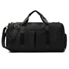 13-Color Gym & Travel Duffel with Shoe Compartment Black color SKU reference