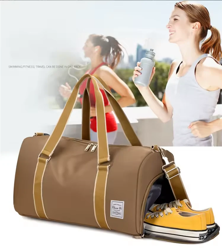 Polyester Travel Duffel with Shoe Compartment product reference image