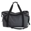 Large Polyester Gym Duffel with Custom Sublimation Options Charcoal reference color SKU reference