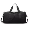 Color-Block Travel Duffel with Trolley Sleeve and Shoe Pocket Black color SKU reference